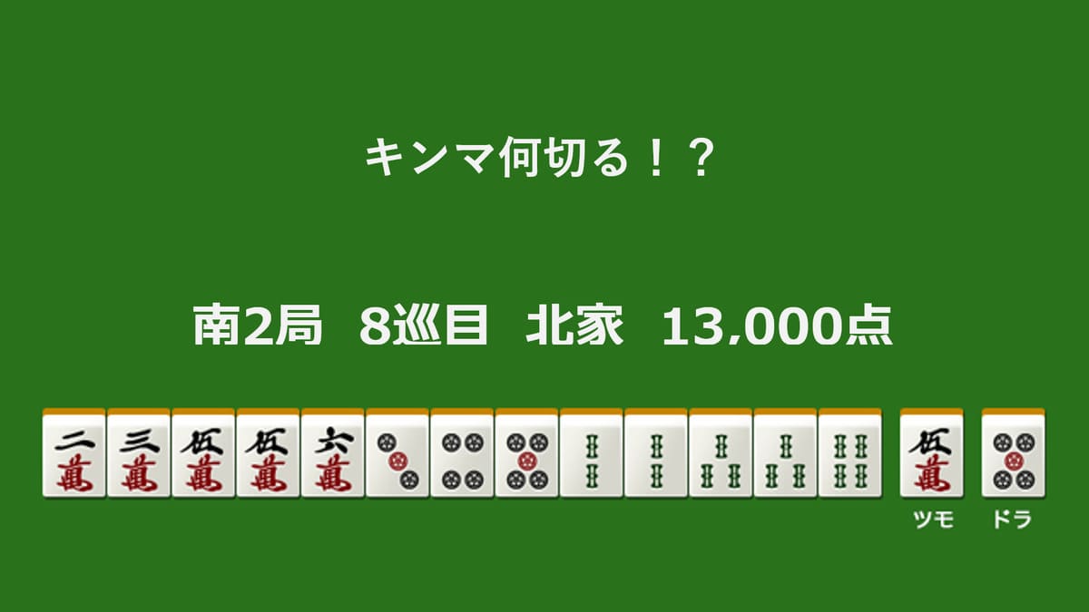 キンマ何切る！？ 【6月28日】